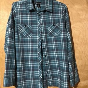 Hot Topic skull flannel